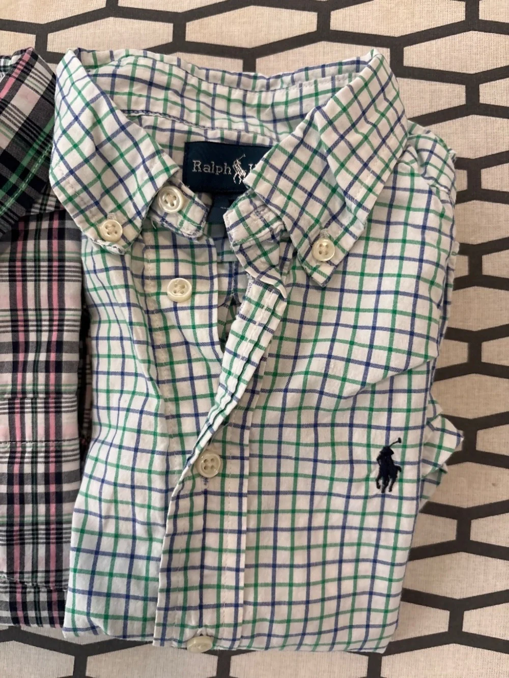 Ralph Lauren and Janie and Jack boys formal check shirt bundle